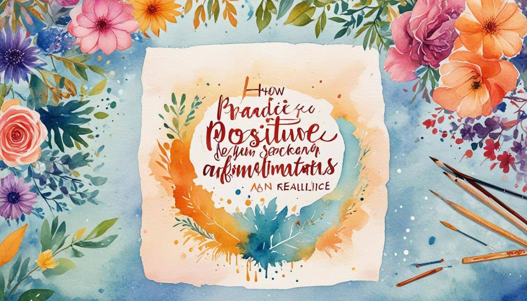 Boost Self-Esteem and Resilience The Power of Positive Affirmations